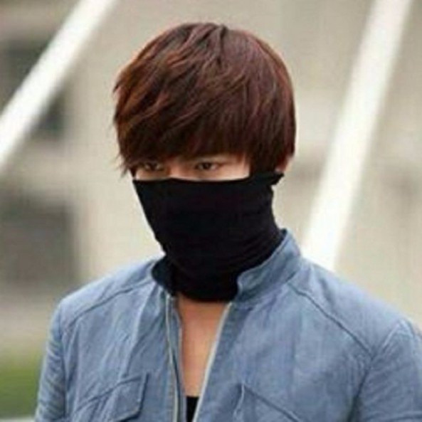 Khăn bịt mặt Alan Walker - Khăn đa năng đen trơn lee min ho | BigBuy360 - bigbuy360.vn