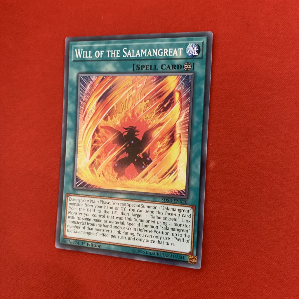 [EN][Thẻ Bài Yugioh Chính Hãng] Will Of The Salamangreat