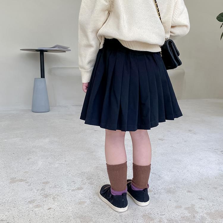 Chân Váy Xếp Ly Xuân Hè Phong Cách Học Sinh Hàn Quốc Mới Cho Bé Gái