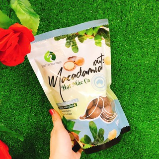 1kg Hạt Macca Úc nứt vỏ Macadamia dạng bịch (2 bịch 500g)