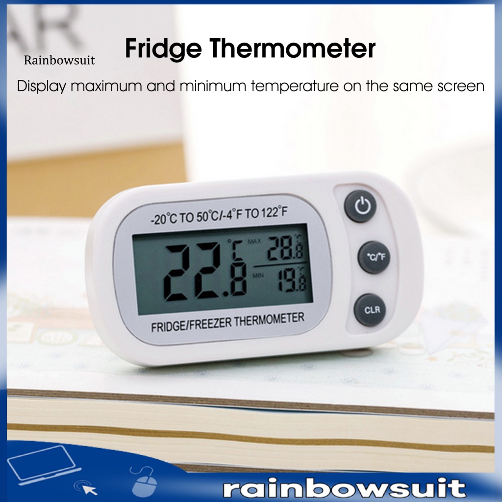 Nhiệt Kế Điện Tử Từ Tính Đo Nhiệt Độ Tủ Lạnh Đa Năng