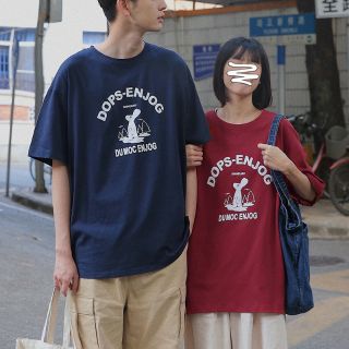 Áo thun tay lỡ Unisex dạng cặp DOPS-ENJOG