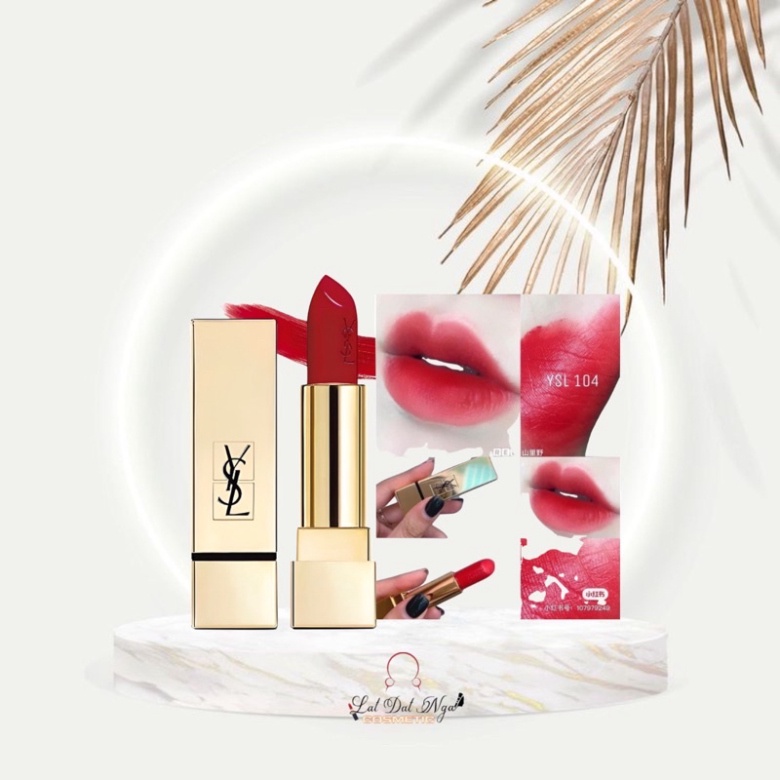 Son YSL Rouge 104 Màu Đỏ Thuần