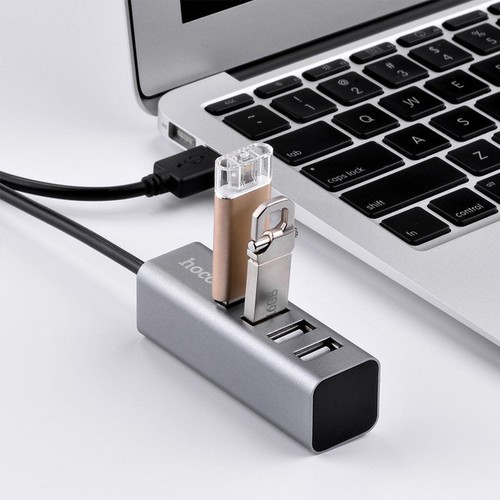 ( Hóc Môn) Hub USB 4 Cổng Hoco HB1 Bộ chia cổng usb Hoco HB1 Hub 4 usb