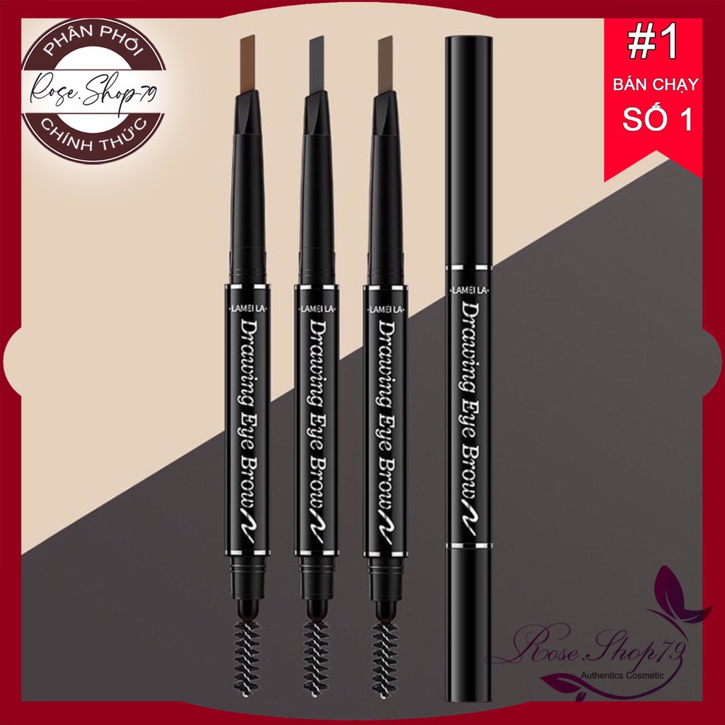 [hàng tặng] Chì kẻ mày dạng xoay gồm 2 đầu dễ sử dụng