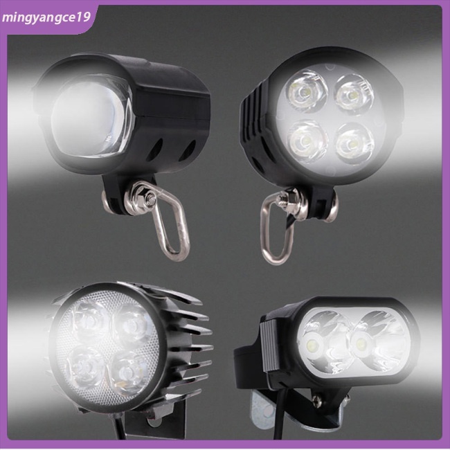 Đèn Pha Led Siêu Sáng Chống Thấm Nước Có Còi Tích Hợp Còi Cho Xe Đạp