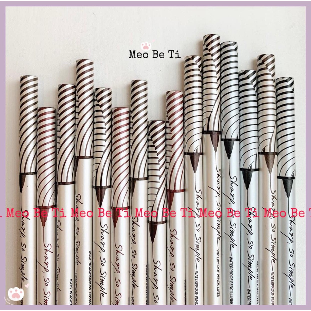 Chì kẻ mắt Clio Sharp,So Simple Waterproof Pencil Liner