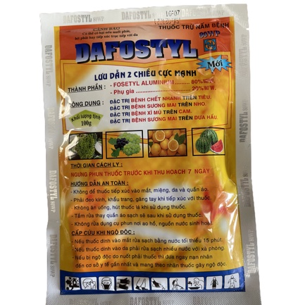Trừ nấm bệnh Dafostyl 100g Lưu Dẫn Hai Chiều Cực Mạnh