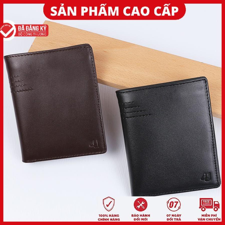 Ví Đứng Nam Da Bò Thật 4U Thời Trang FB203
