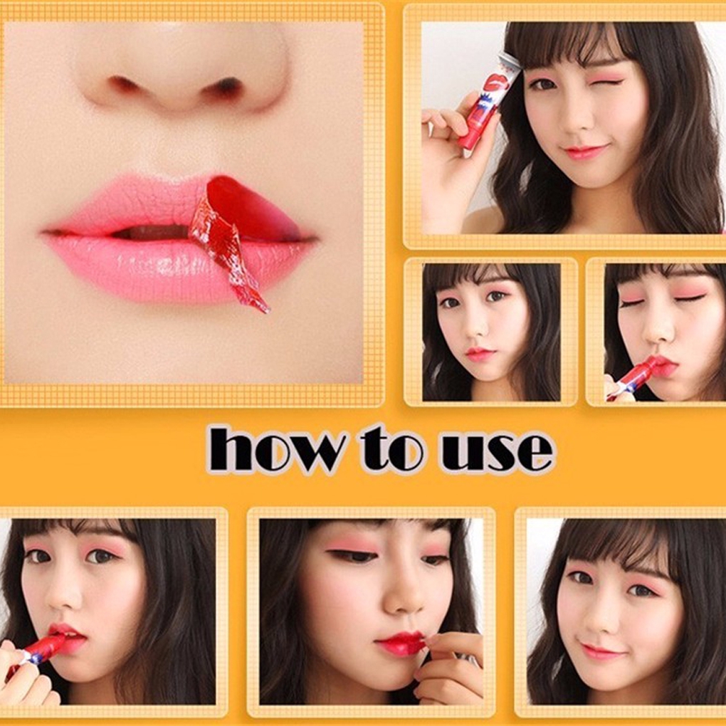 Son Môi Dạng Lột Chống Thấm Nước Lâu Trôi Màu Sắc Thời Trang