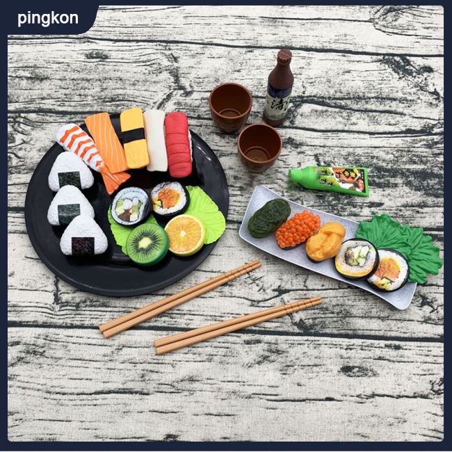 Mô Hình Sushi Đồ Chơi Mini Phong Cách Nhật Bản Dành Cho Các Bé