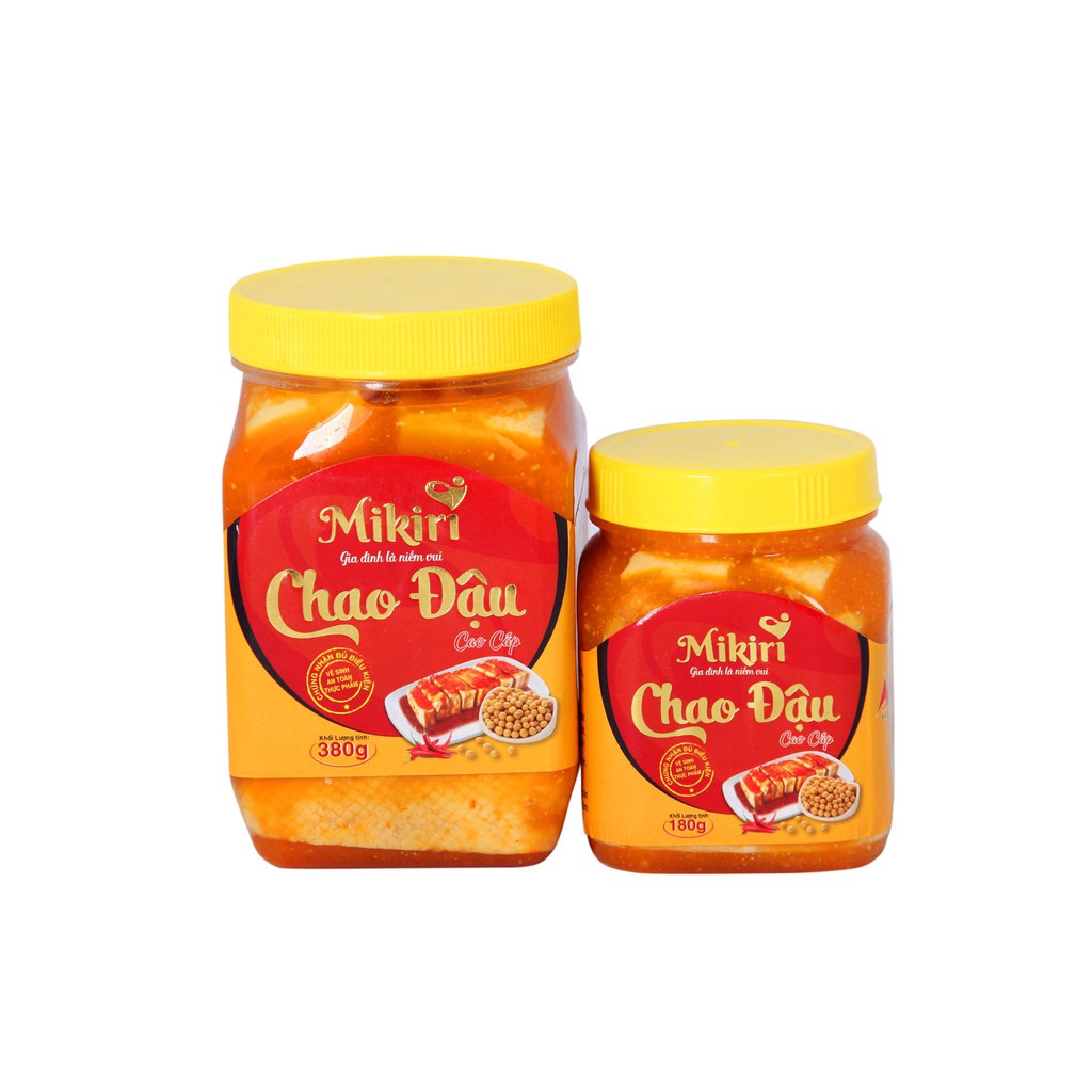 Chao đậu Mikiri hộp 180g - 380g