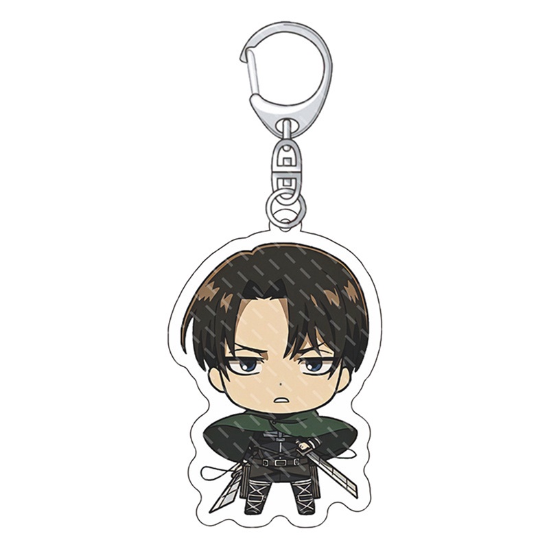 Móc khóa nhựa acrylic hình nhân vật Songping Attack On Titan độc đáo dễ thương