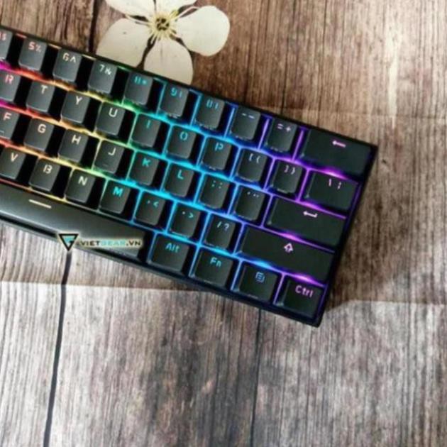 Bàn phím cơ ANNE PRO V2 màu đen, bluetooth 4.1, led RGB nhm17 Teppi 16 1