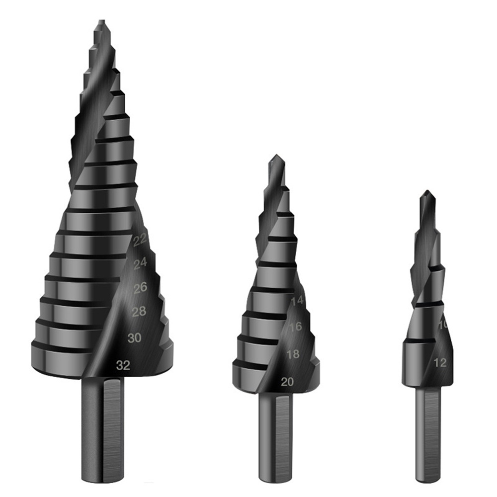 DIYMORE Mũi khoan hình nón thẳng làm từ titan chuyên dụng cho chế biến gỗ DIY
