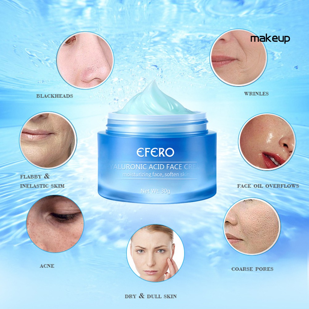 [Hàng mới về] Kem dưỡng ẩm da mặt EFERO chứa axit hyaluronic cấp ẩm làm sáng chăm sóc da mặt | WebRaoVat - webraovat.net.vn