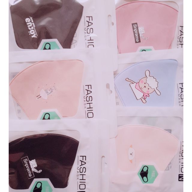 khẩu trang vải cute