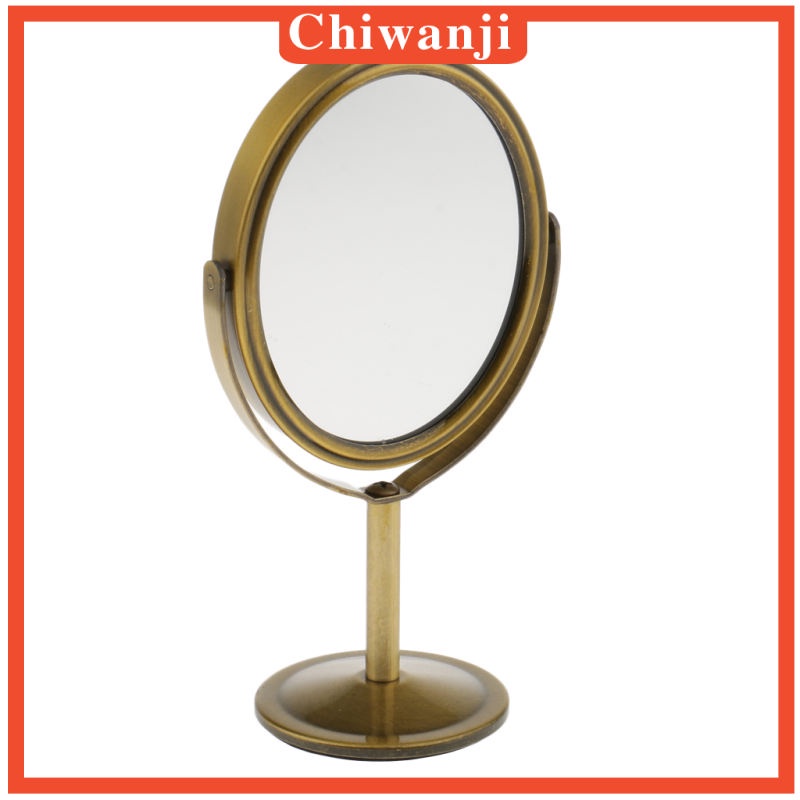 [Hàng mới về] Gương trang điểm để bàn hình oval 3in hai mặt chất lượng