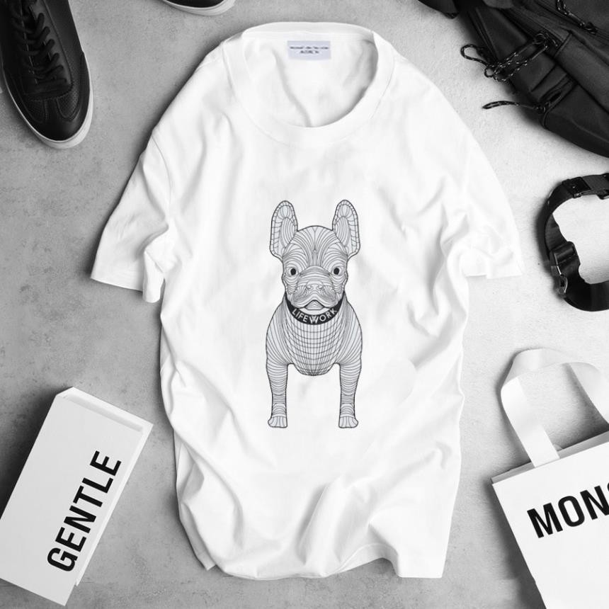 Áo Thun Dog 3D Nam Nữ Tay Lỡ Unisex 2021