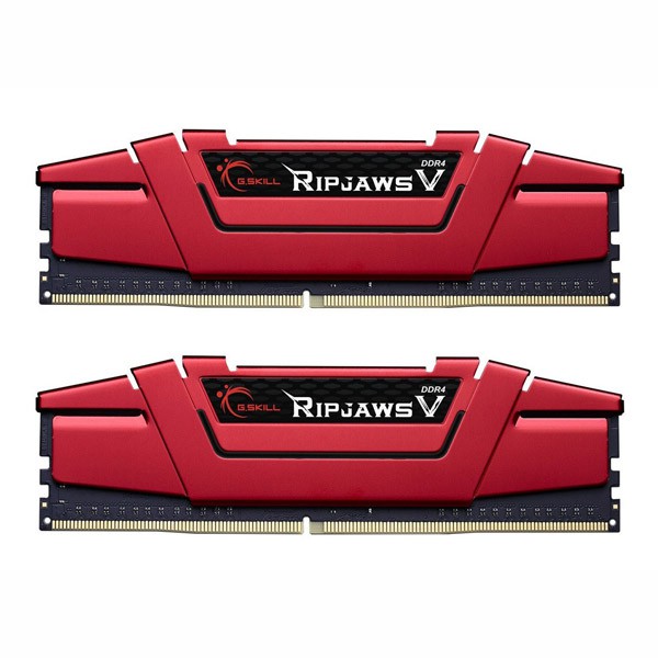 Bộ nhớ/ RAM G.SKILL RIPJAWS V-16GB (8GBx2) DDR4 3000MHz- F4-3000C16D-16GVRB