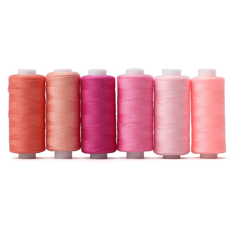 Set 6 Cuộn Chỉ Dùng Cho Máy Thêu Thủ Công Tại Nhà