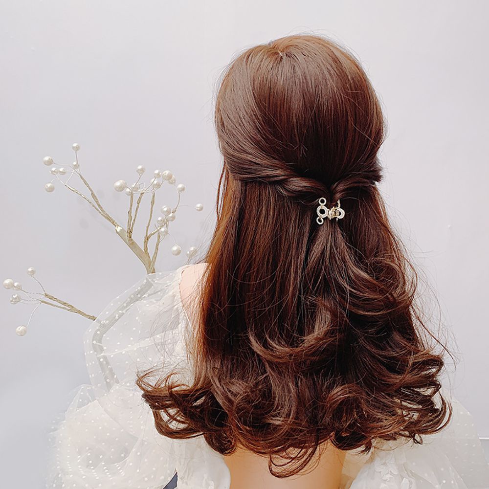 Kẹp tóc hợp kim hình nơ phong cách Hàn Quốc dễ thương cho nữ