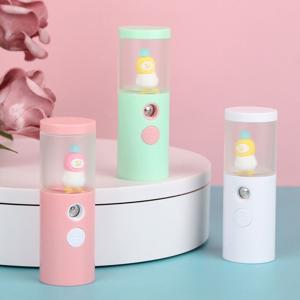 [Hàng mới về] Máy phun sương tạo độ ẩm cho da mặt cổng cắm sạc USB tiện lợi