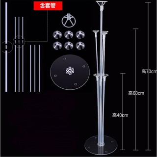Trụ bong bóng 7 nhánh để bàn trang trí sinh nhật