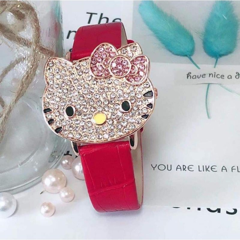 ĐỒNG HỒ HELLO KITTY BÉ GÁI