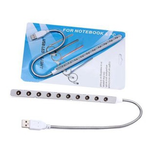 Đèn Led 10 Bóng Cổng USB Siêu Sáng