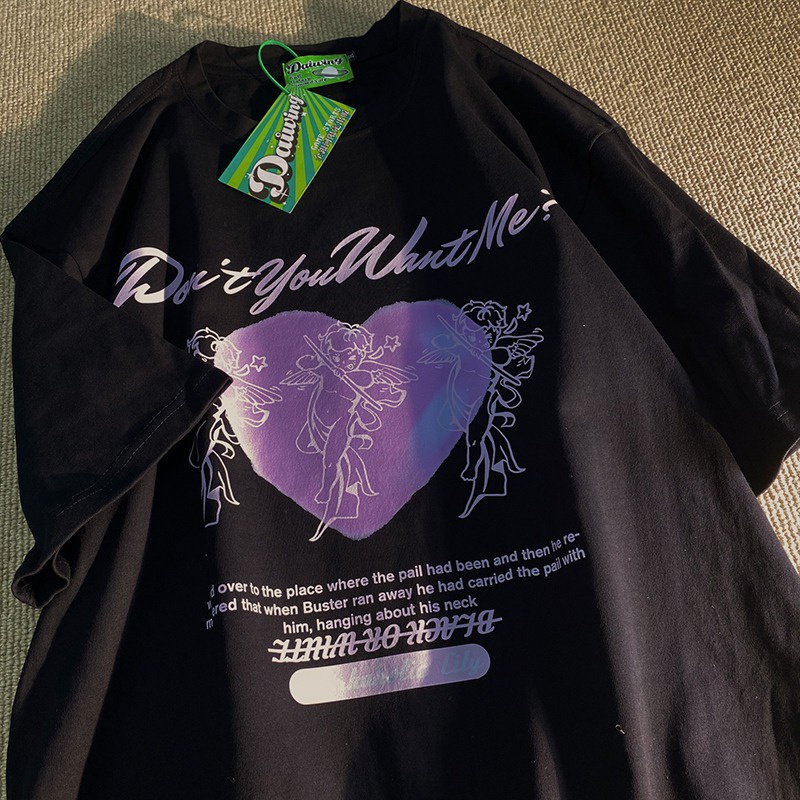 NRVP Áo Thun Tay Ngắn Cổ Tròn Thời Trang Mùa Hè Phong Cách Hàn Quốc Mới