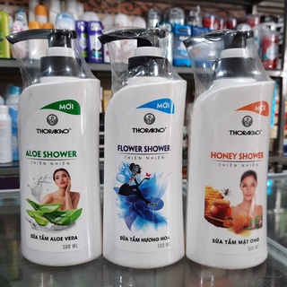 Sữa Tắm Thorakao 500ml (Mật ong - Nha đam - Hương hoa)