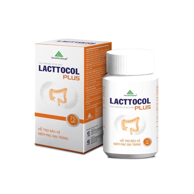 LACTTOCOL PLUS Hỗ Trợ Bảo Vệ Niêm Mạc Đại Tràng / Thực phẩm Bảo Vệ Sức Khoẻ