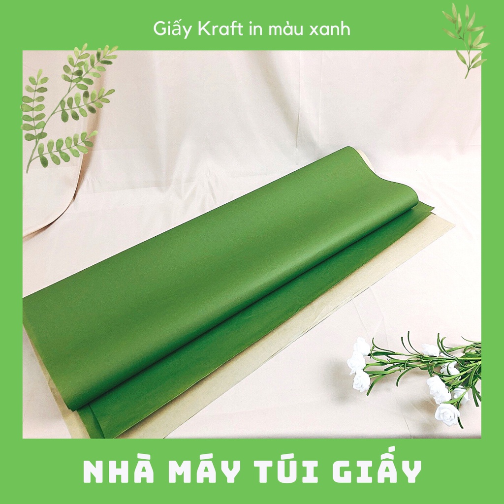 Tờ giấy Kraft - Xi măng gói quà, giấy gói hoa, vẽ giấy rập. đa năng