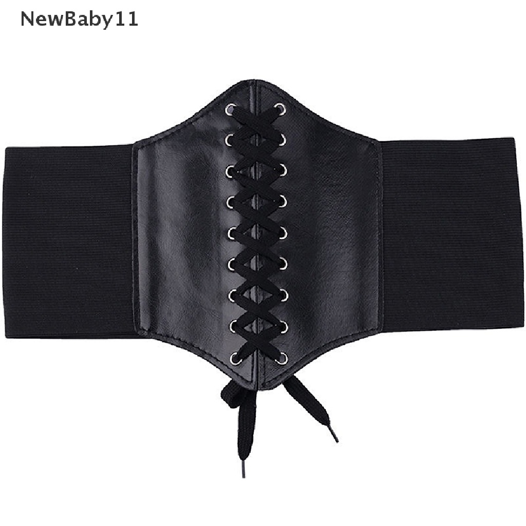 Thắt Lưng Da Pu Bản Rộng Co Giãn Thời Trang Cho Nữ