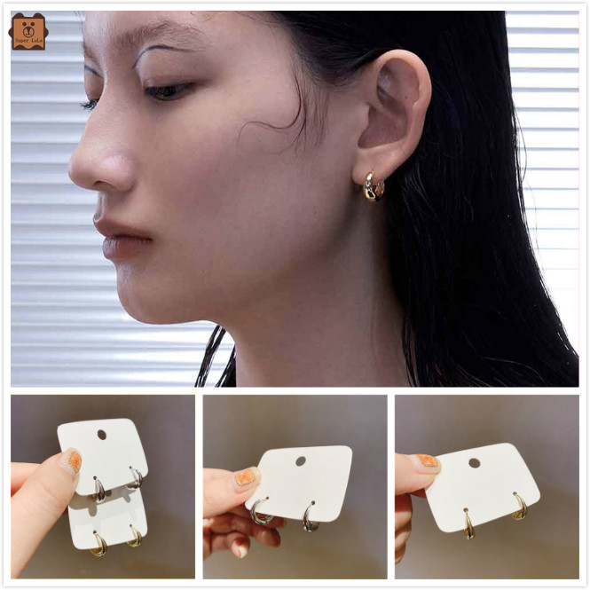 Đôi hoa tai dáng tròn thời trang nữ tính