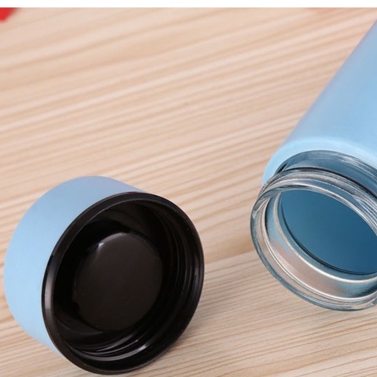 Bình giữ nhiệt 6 Oup chống nóng mùa hè, bình nước thủy tinh dung tích 450ml thiết kế nhỏ gọn an toàn sức khỏe Angola