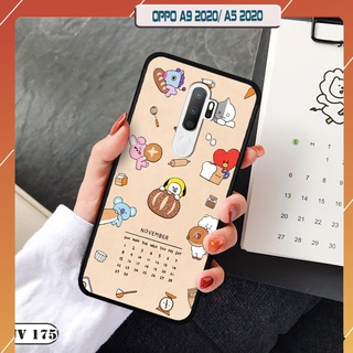 Ốp nhám viền dẻo cho điện thoại Oppo A9 2020/ A5 2020