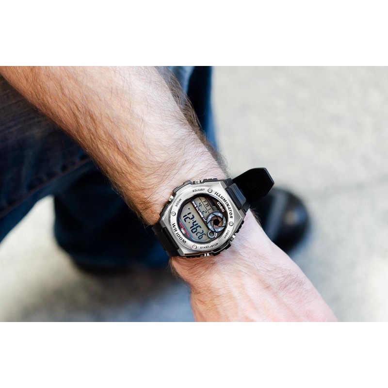 Đồng hồ nam dây nhựa Casio Anh Khuê MWD-100H-1AVDF