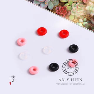 Chốt chặn cao su đen 2 cặp ( An Ý Hiên)