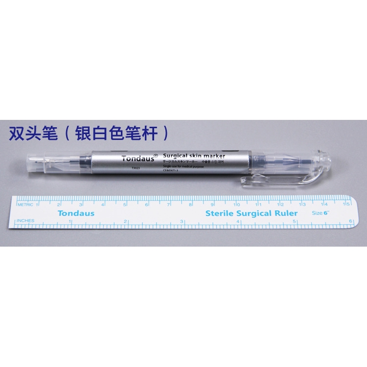 Bút Đánh Dấu Hình Xăm Hai Đầu Không Dễ Xóa Vết Chống Thấm Nước Phong Cách Hàn Quốc