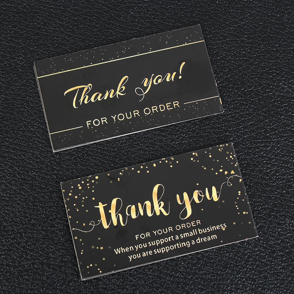 Bộ 50 Miếng Dán Trang Trí Túi Quà Chữ Thank You Xinh Xắn