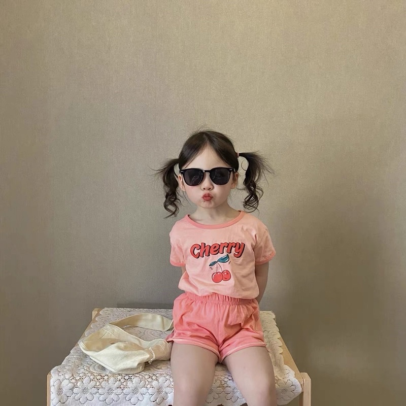 Kính râm Retro chống tia UV400 mùa hè cho bé trai bé gái