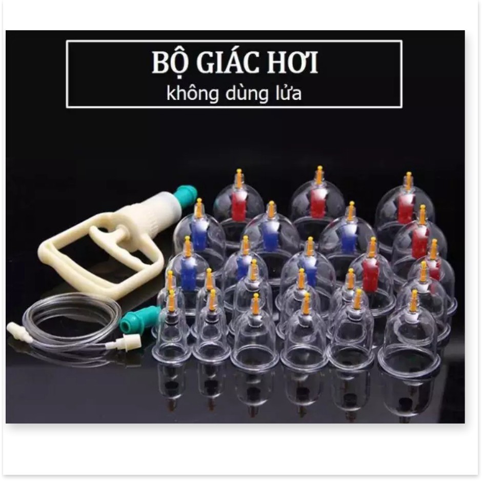 ⚡ Giá rẻ hủy diệt ⚡  Bộ giác hơi 24 phụ kiện loại chân không, không dùng lửa ⚡ Freeship ⚡ Bảo hành 1 đổi 1