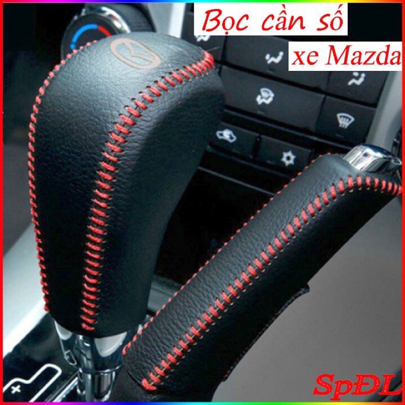 Bọc cần số xe Mazda, bọc phanh tay xe ô tô Mazda 2| Mazda 3| Mazda 6| Mazda Cx5| Mazda Cx8 da bò loại tốt giá xưởng