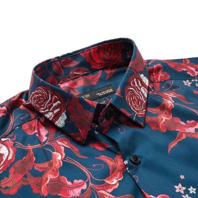 Áo sơ mi tay lỡ Galvin form rộng chất mát cộc tay đứng dáng unisex SMGV149-M7 - Leo Vatino