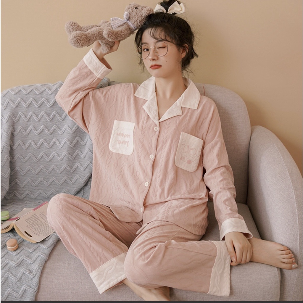 Bộ Pijama Cotton Bộ ngủ Xinh Màu Sắc Họa Tiết Năng Động Hiện Đại Hot Trend 2022