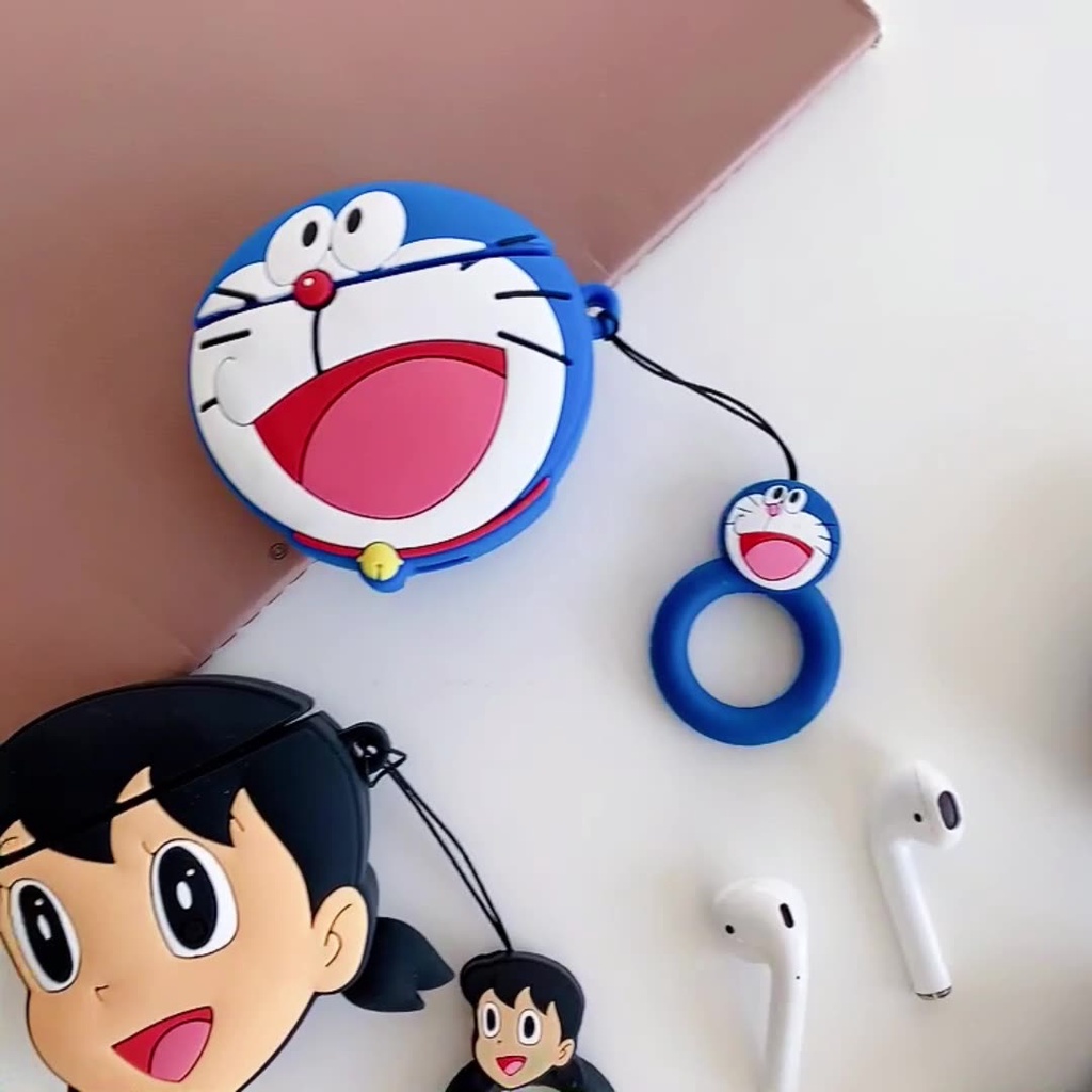 Case AirPods Vỏ Bọc Tai Nghe AirPods 1/2 hoạt hình Doreamon - Minh An Saigon