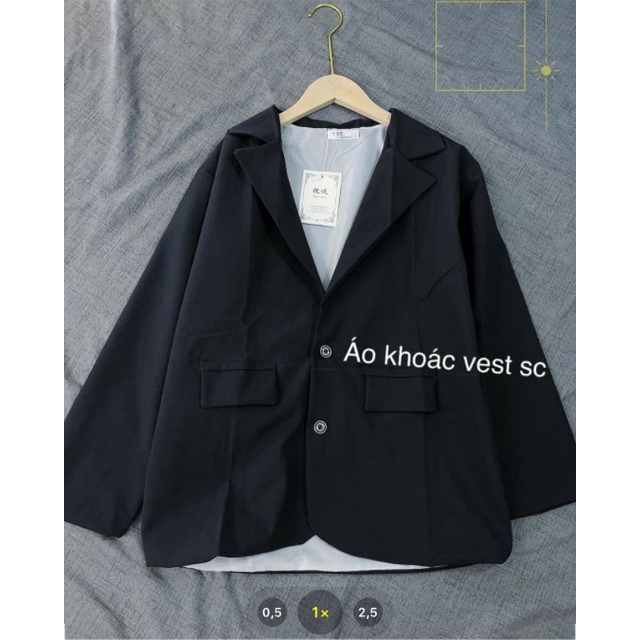 [RẺ VÔ ĐỊCH]Áo blazer nâu tây 2 lớp phong cách Hàn quốc . Áo vest nhà Cloud | BigBuy360 - bigbuy360.vn
