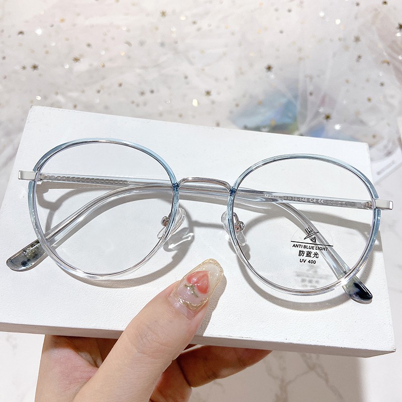 Mắt Kính Gọng Tròn Chống Ánh Sáng Xanh Thời Trang Cho Nam Nữjz2334 | BigBuy360 - bigbuy360.vn